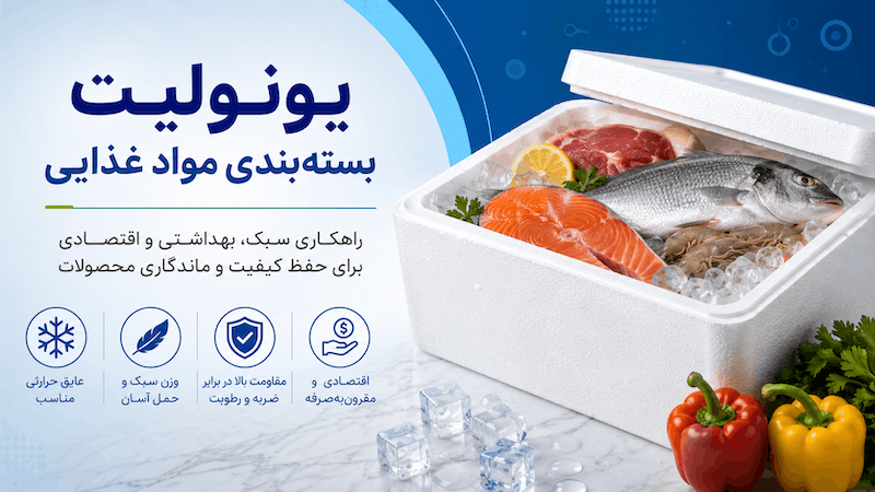 بسته‌ بندی مواد غذایی با یونولیت